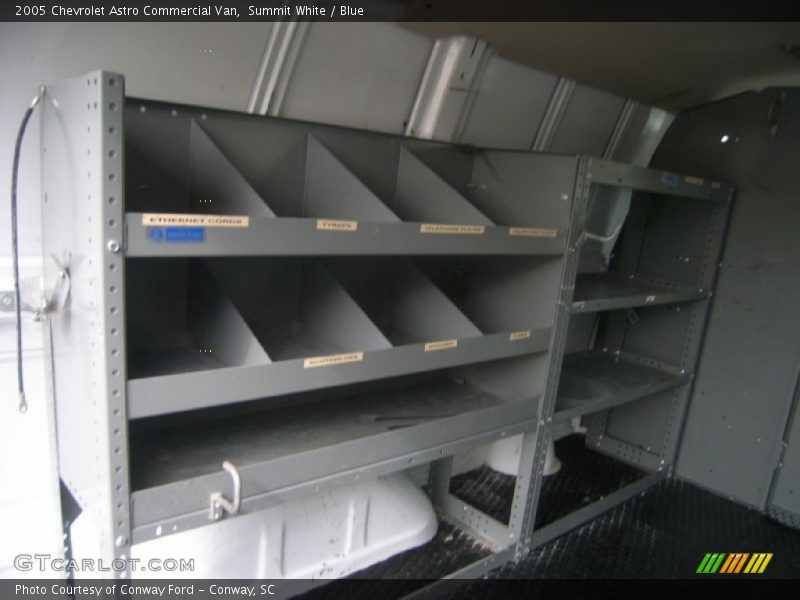 Summit White / Blue 2005 Chevrolet Astro Commercial Van