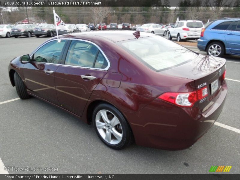 Basque Red Pearl / Parchment 2009 Acura TSX Sedan