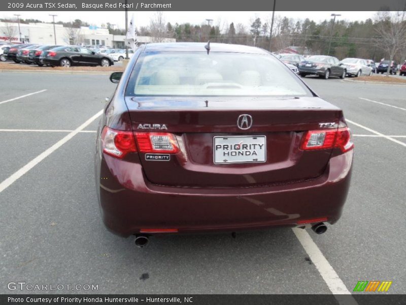 Basque Red Pearl / Parchment 2009 Acura TSX Sedan