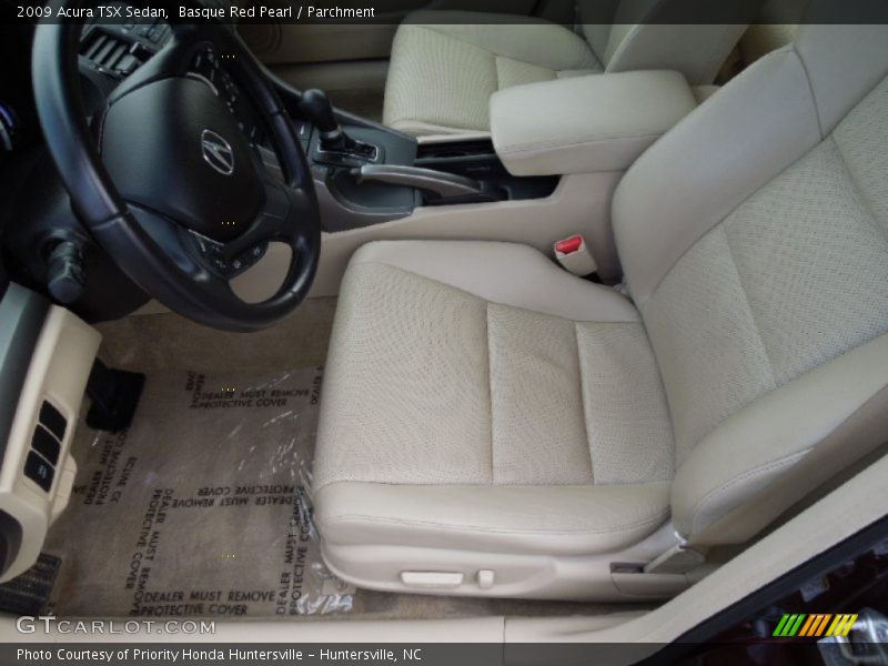 Basque Red Pearl / Parchment 2009 Acura TSX Sedan