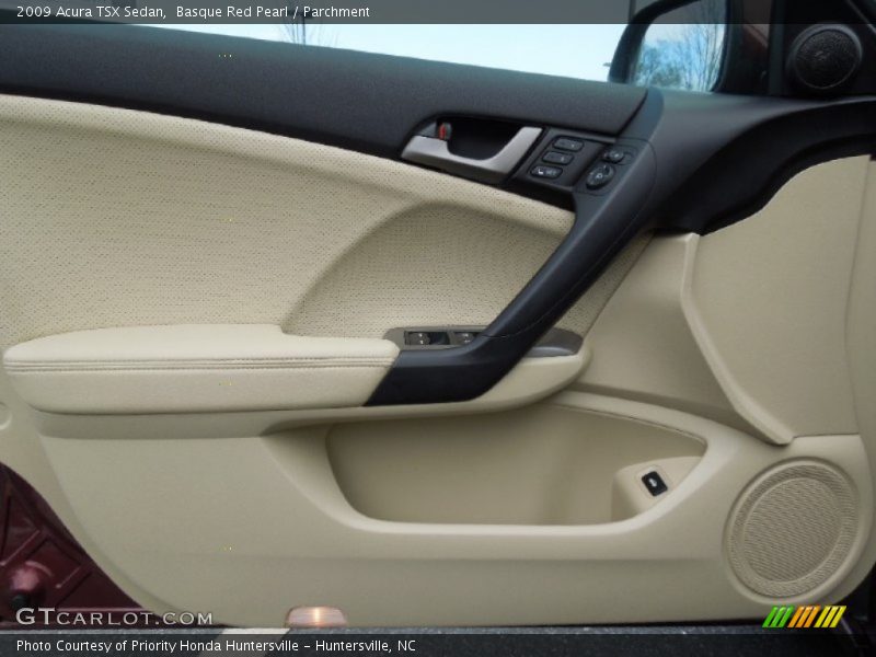 Basque Red Pearl / Parchment 2009 Acura TSX Sedan
