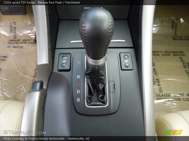 Basque Red Pearl / Parchment 2009 Acura TSX Sedan