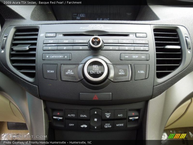 Basque Red Pearl / Parchment 2009 Acura TSX Sedan