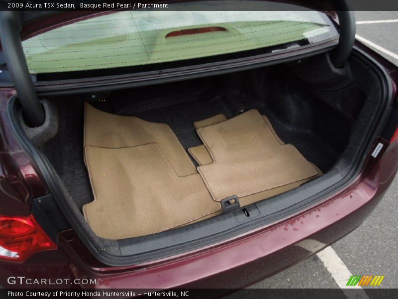 Basque Red Pearl / Parchment 2009 Acura TSX Sedan