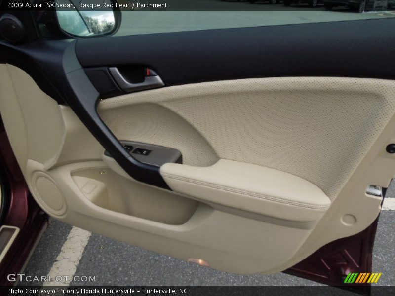 Basque Red Pearl / Parchment 2009 Acura TSX Sedan