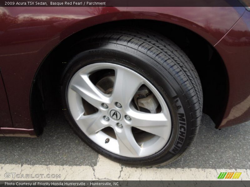 Basque Red Pearl / Parchment 2009 Acura TSX Sedan