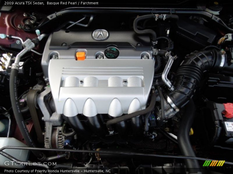 Basque Red Pearl / Parchment 2009 Acura TSX Sedan