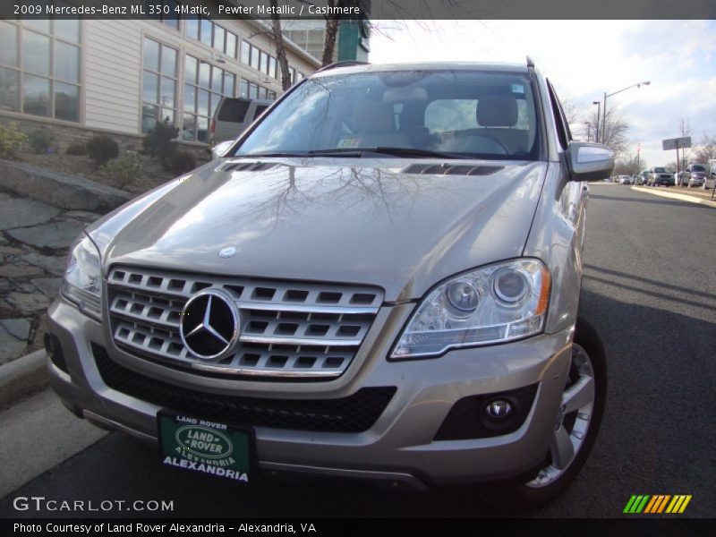 Pewter Metallic / Cashmere 2009 Mercedes-Benz ML 350 4Matic