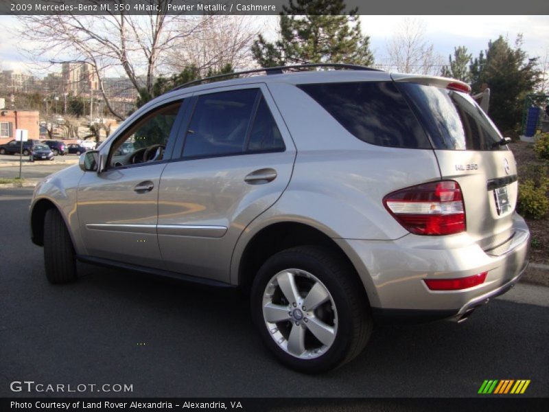 Pewter Metallic / Cashmere 2009 Mercedes-Benz ML 350 4Matic