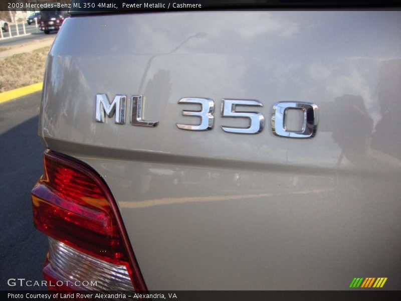 Pewter Metallic / Cashmere 2009 Mercedes-Benz ML 350 4Matic