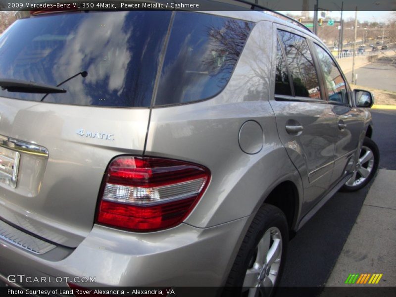 Pewter Metallic / Cashmere 2009 Mercedes-Benz ML 350 4Matic