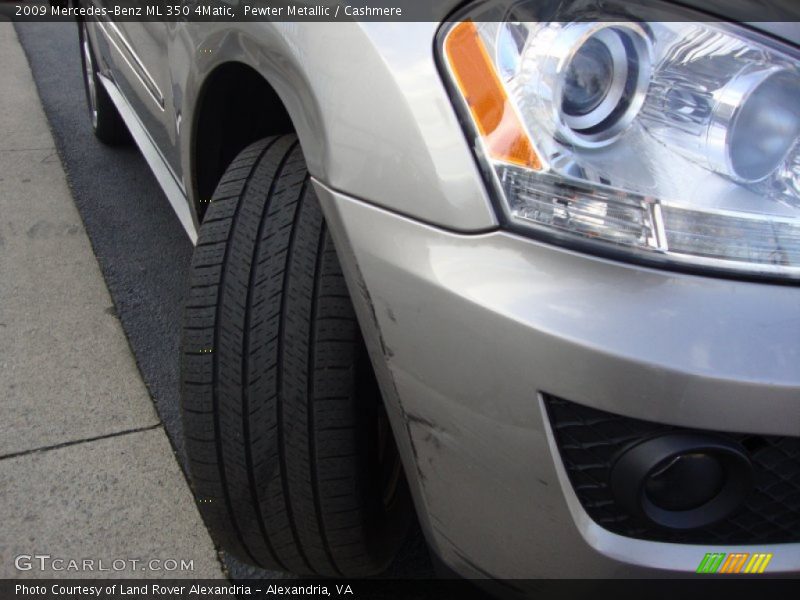 Pewter Metallic / Cashmere 2009 Mercedes-Benz ML 350 4Matic