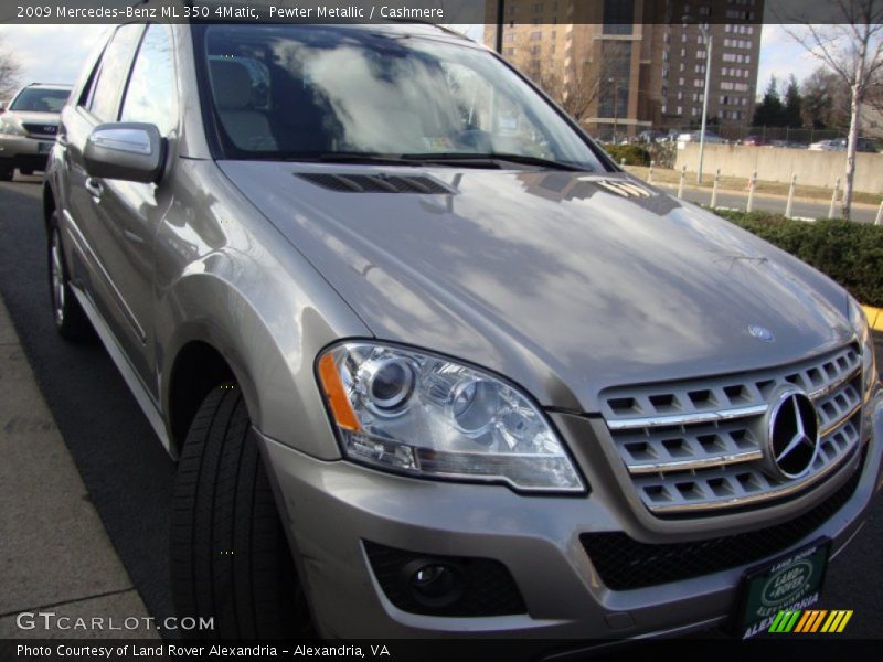 Pewter Metallic / Cashmere 2009 Mercedes-Benz ML 350 4Matic