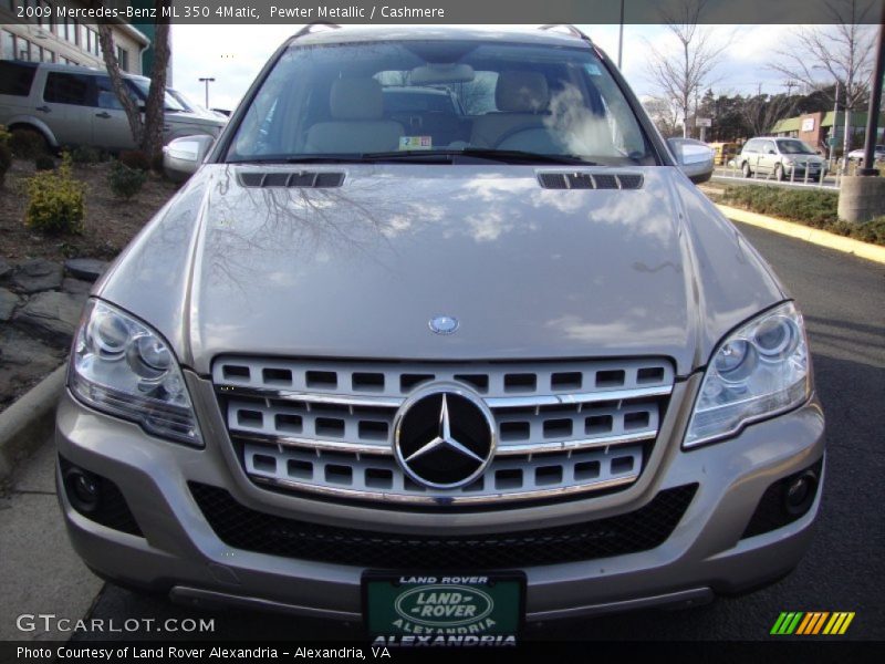 Pewter Metallic / Cashmere 2009 Mercedes-Benz ML 350 4Matic