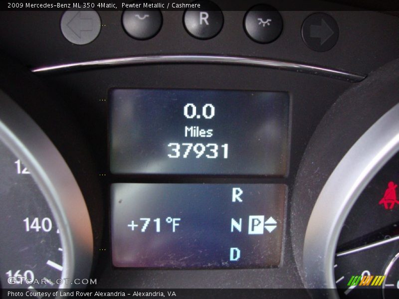 Pewter Metallic / Cashmere 2009 Mercedes-Benz ML 350 4Matic