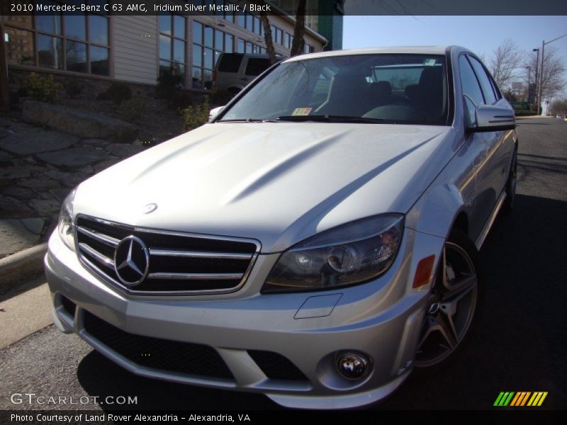 Iridium Silver Metallic / Black 2010 Mercedes-Benz C 63 AMG