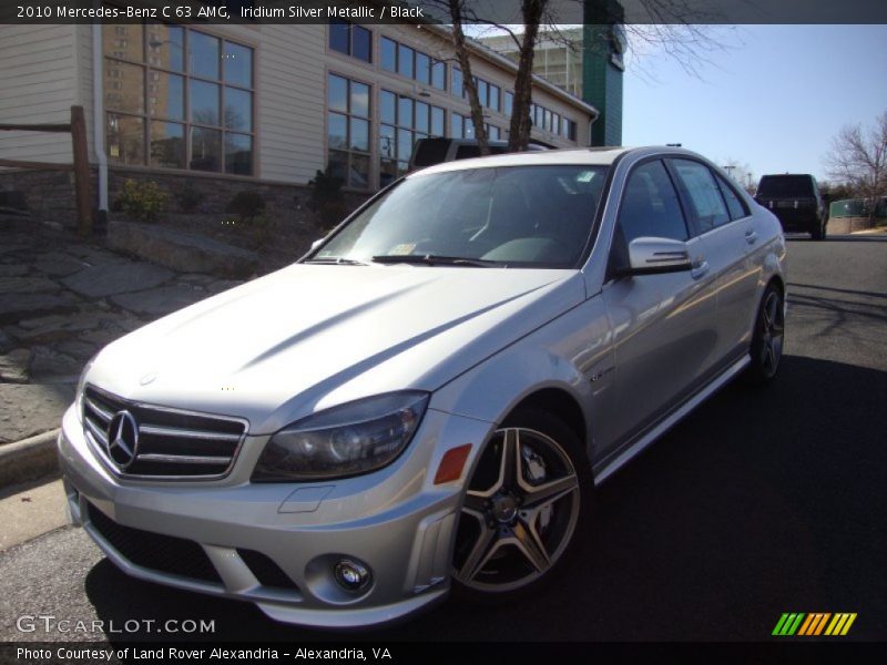 Iridium Silver Metallic / Black 2010 Mercedes-Benz C 63 AMG