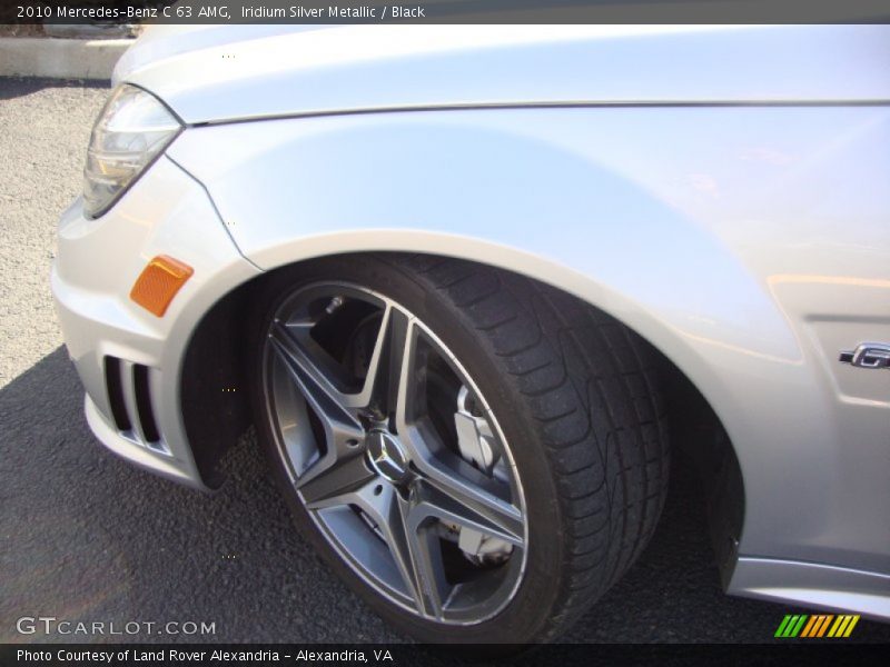 Iridium Silver Metallic / Black 2010 Mercedes-Benz C 63 AMG