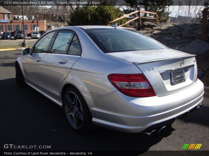 Iridium Silver Metallic / Black 2010 Mercedes-Benz C 63 AMG