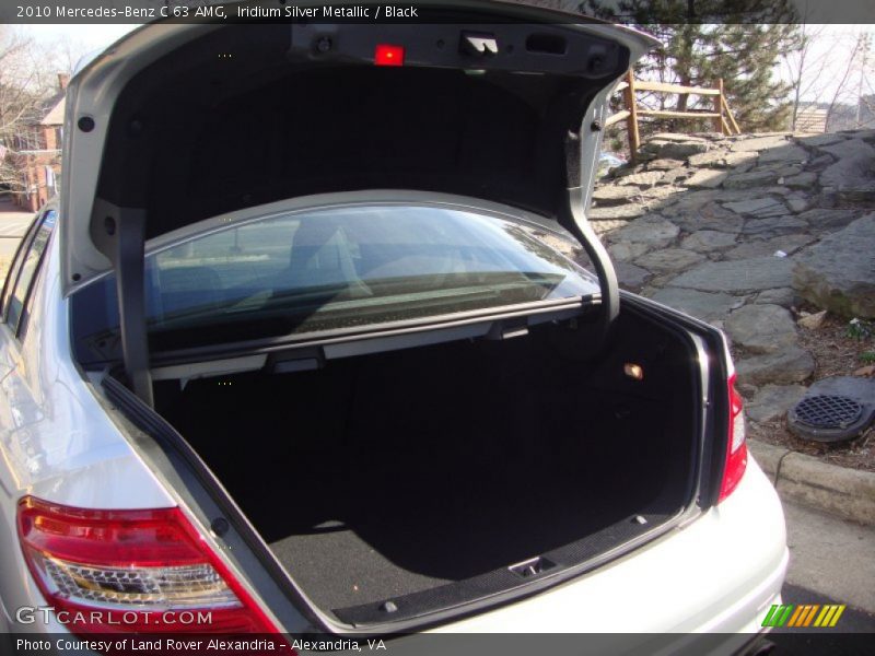Iridium Silver Metallic / Black 2010 Mercedes-Benz C 63 AMG
