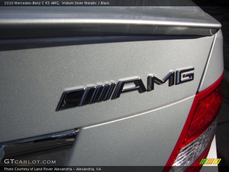 Iridium Silver Metallic / Black 2010 Mercedes-Benz C 63 AMG