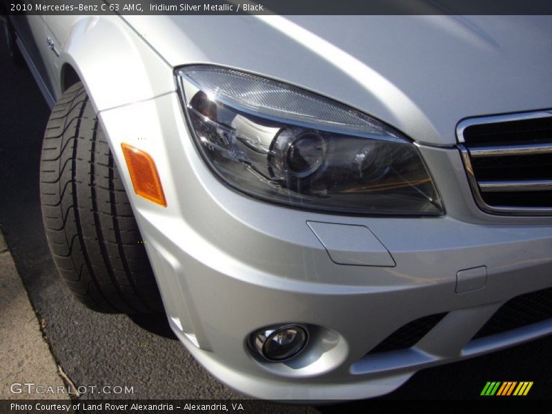 Iridium Silver Metallic / Black 2010 Mercedes-Benz C 63 AMG