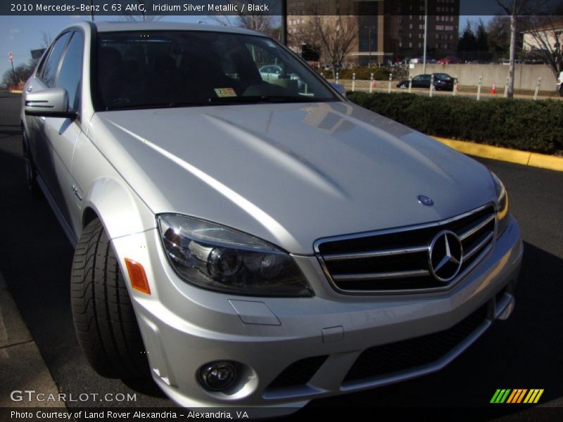 Iridium Silver Metallic / Black 2010 Mercedes-Benz C 63 AMG