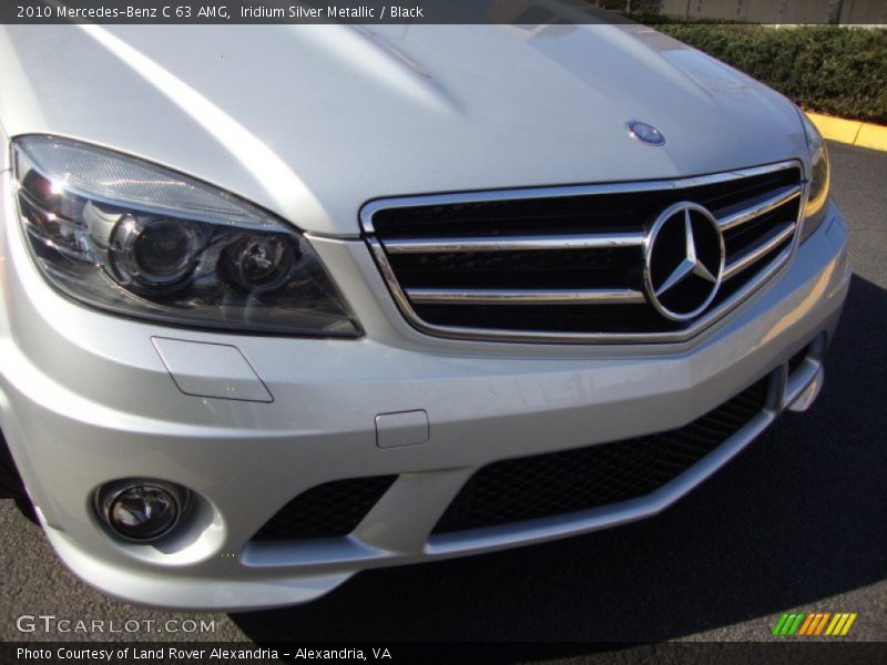 Iridium Silver Metallic / Black 2010 Mercedes-Benz C 63 AMG