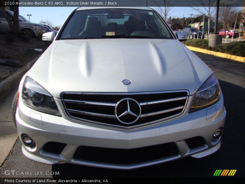 Iridium Silver Metallic / Black 2010 Mercedes-Benz C 63 AMG