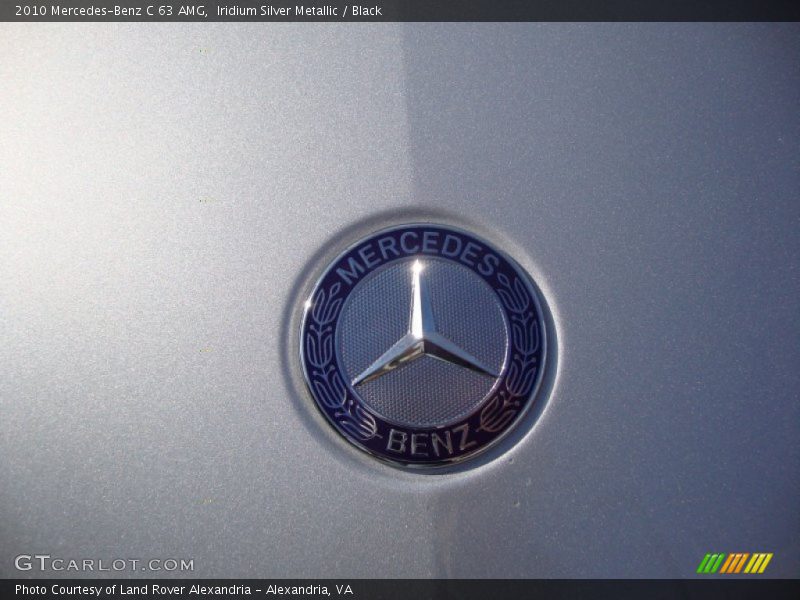 Iridium Silver Metallic / Black 2010 Mercedes-Benz C 63 AMG