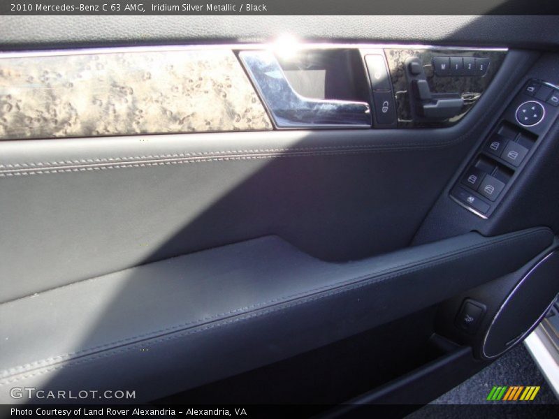 Iridium Silver Metallic / Black 2010 Mercedes-Benz C 63 AMG