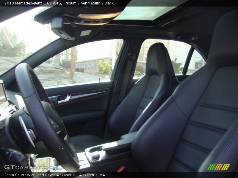Iridium Silver Metallic / Black 2010 Mercedes-Benz C 63 AMG