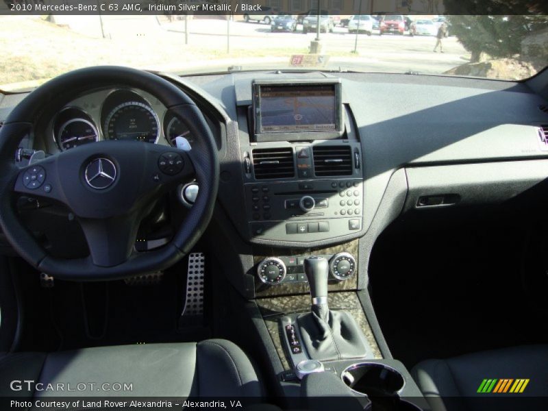 Iridium Silver Metallic / Black 2010 Mercedes-Benz C 63 AMG