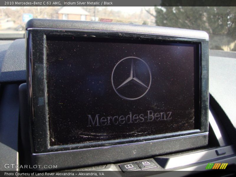 Iridium Silver Metallic / Black 2010 Mercedes-Benz C 63 AMG