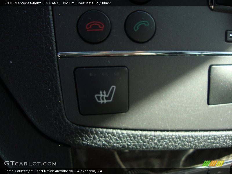 Iridium Silver Metallic / Black 2010 Mercedes-Benz C 63 AMG
