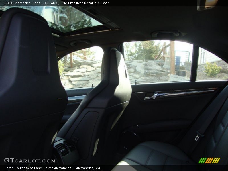 Iridium Silver Metallic / Black 2010 Mercedes-Benz C 63 AMG