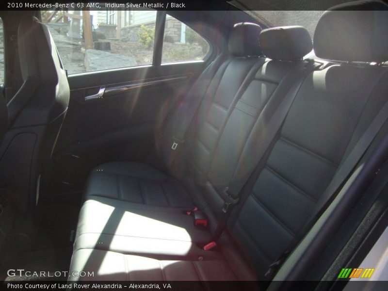 Iridium Silver Metallic / Black 2010 Mercedes-Benz C 63 AMG