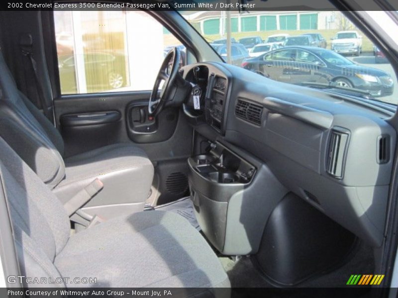 Summit White / Dark Pewter 2002 Chevrolet Express 3500 Extended Passenger Van