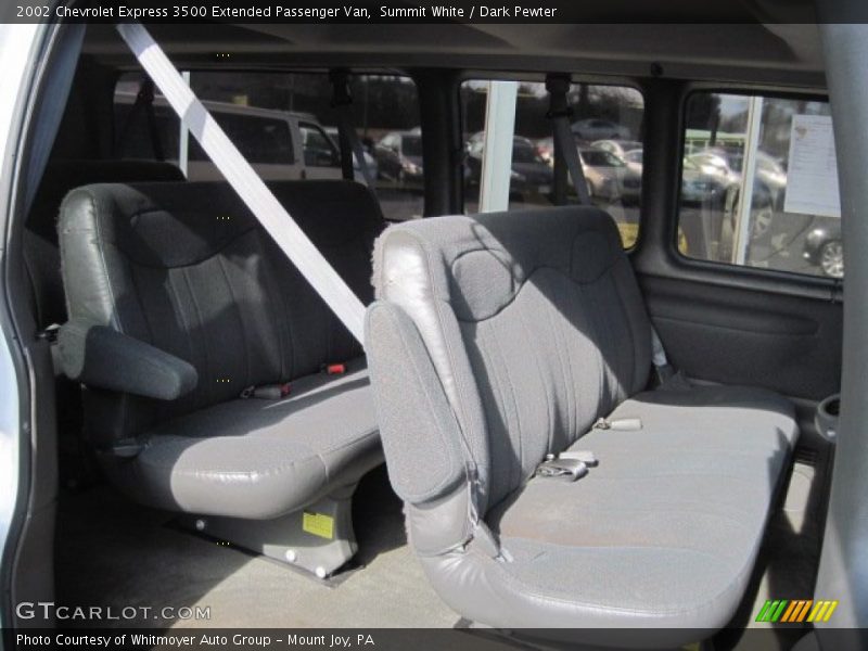 Summit White / Dark Pewter 2002 Chevrolet Express 3500 Extended Passenger Van