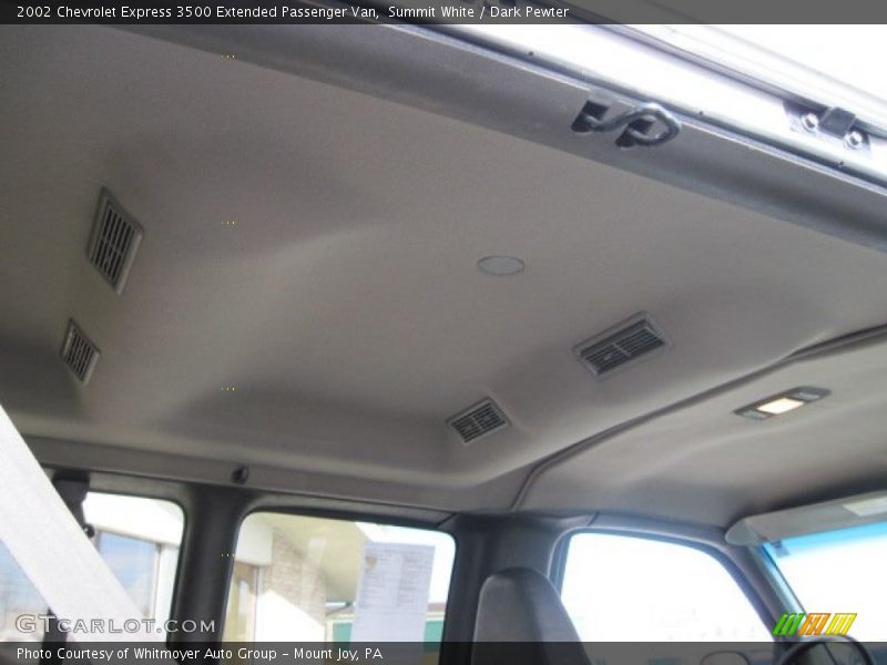 Summit White / Dark Pewter 2002 Chevrolet Express 3500 Extended Passenger Van