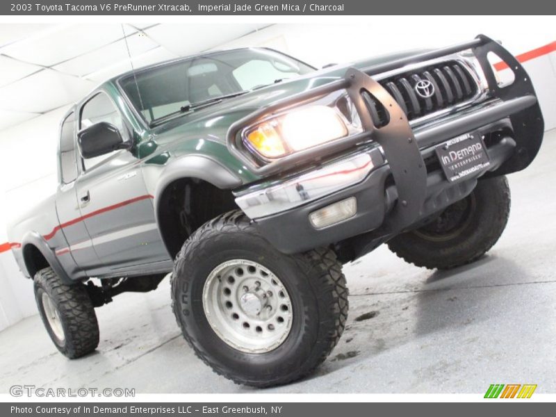 Imperial Jade Green Mica / Charcoal 2003 Toyota Tacoma V6 PreRunner Xtracab