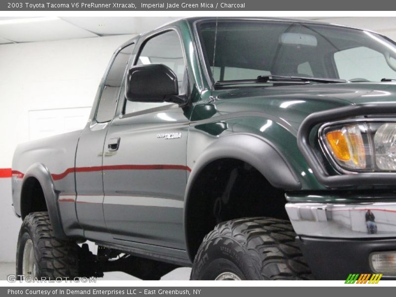 Imperial Jade Green Mica / Charcoal 2003 Toyota Tacoma V6 PreRunner Xtracab