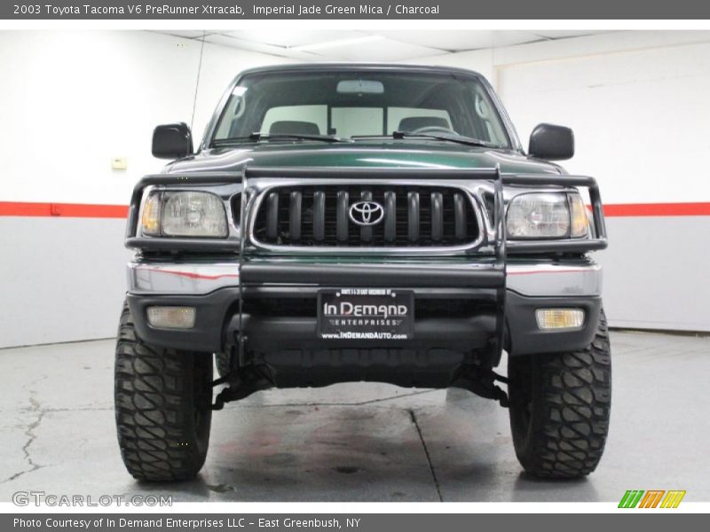 Imperial Jade Green Mica / Charcoal 2003 Toyota Tacoma V6 PreRunner Xtracab