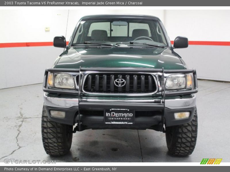 Imperial Jade Green Mica / Charcoal 2003 Toyota Tacoma V6 PreRunner Xtracab