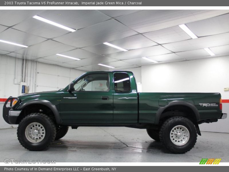 Imperial Jade Green Mica / Charcoal 2003 Toyota Tacoma V6 PreRunner Xtracab