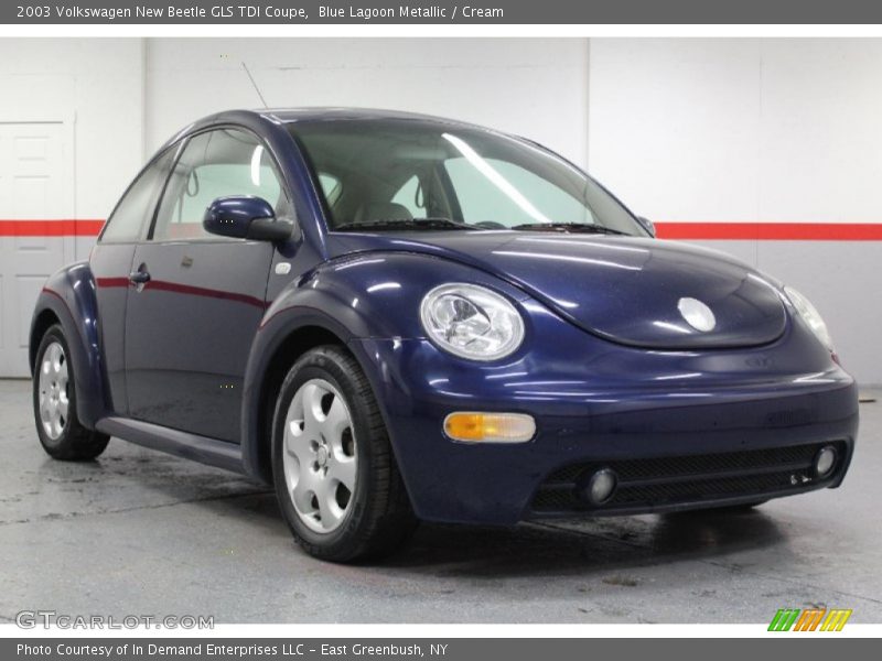 Blue Lagoon Metallic / Cream 2003 Volkswagen New Beetle GLS TDI Coupe
