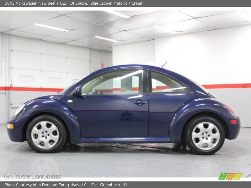 Blue Lagoon Metallic / Cream 2003 Volkswagen New Beetle GLS TDI Coupe