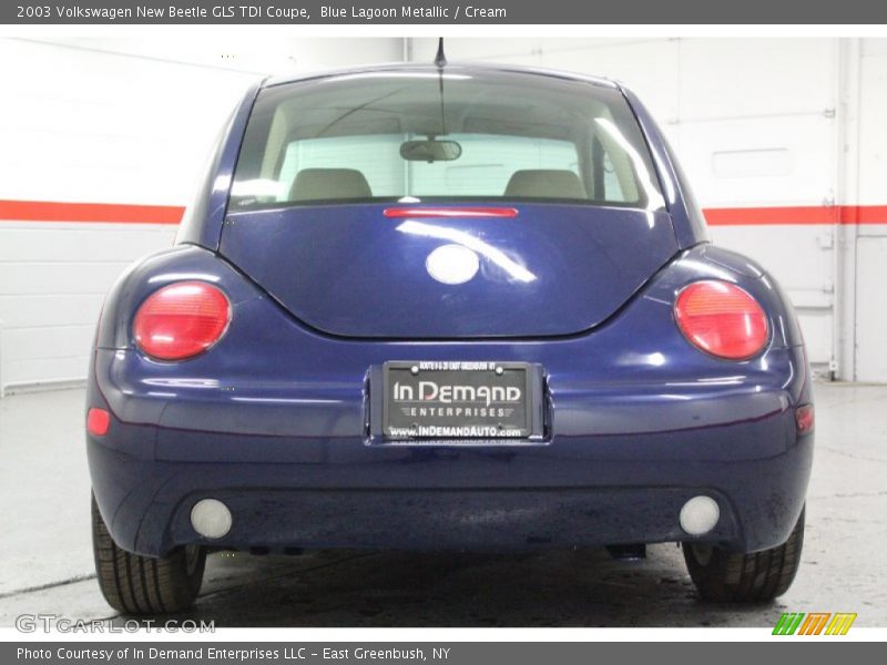 Blue Lagoon Metallic / Cream 2003 Volkswagen New Beetle GLS TDI Coupe