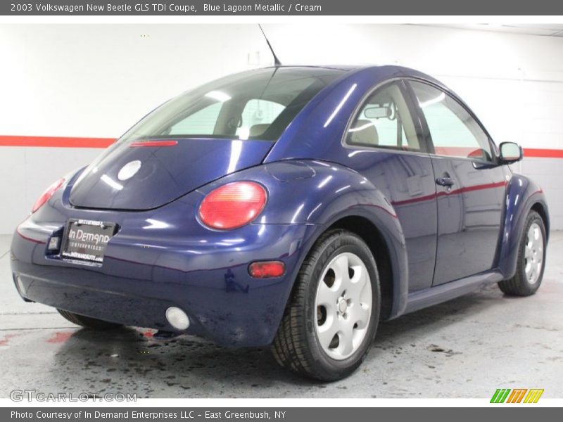 Blue Lagoon Metallic / Cream 2003 Volkswagen New Beetle GLS TDI Coupe