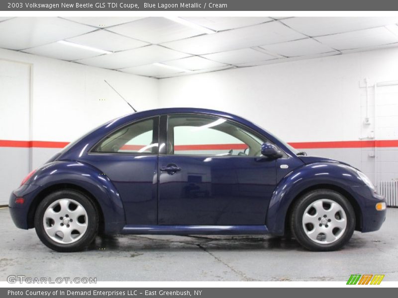 Blue Lagoon Metallic / Cream 2003 Volkswagen New Beetle GLS TDI Coupe